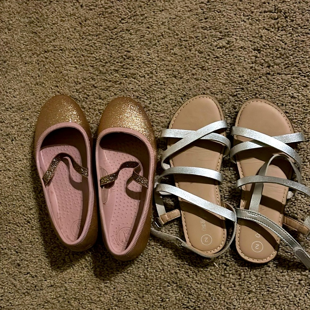 Native and cat and jack shoes size 2
